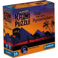 Hcm kinzel - 55176 - Mort aux Pyramides - Le mystérieux puzzle du polar - y compris l'histoire du polar, puzzle 1000 pièces