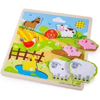 Bigjigs Puzzle avec son Ferme