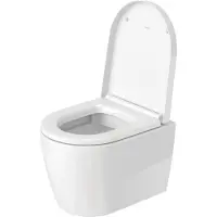 Duravit ME by Starck Abattant Compact avec couvercle et quickrelease blanc 0020110000