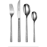 Sola Ensemble de couverts - En inox 18/10 - Lausanne - 6 personnes - 24 pièces