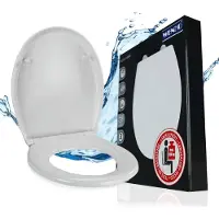 Wenko Siège de WC Couvercle de WC Abattant de WC à fermeture automatique Siège de WC Gubbio