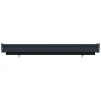 vidaXL Store latéral pour balcon, 60 x 250 cm, 100% polyester, fer et acier