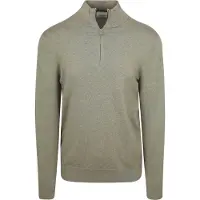 Profuomo Pull Demi-Zip Luxury Basic Vert