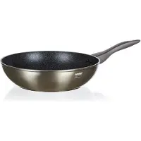 Banquet Poêle WOK avec surface antiadhésive METALLIC PLATINUM 28 x 7,8 cm