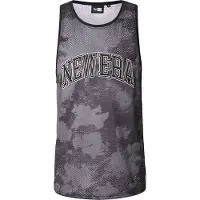 New Era 60856188 Sleeveless T-shirt Gris L Homme