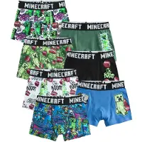 Next Sous-vêtements 'Minecraft' bleu / vert / noir / blanc