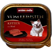 Animonda Vom Feinsten Kitten avec de la viande de bœuf - pour chatons 32x100 g
