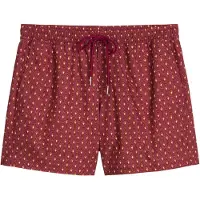 Marc O'Polo Shorts de bain ' Woven ' jaune / rose / rouge foncé