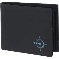 OXMOX Porte-monnaies 'New Cryptan' bleu / brun foncé
