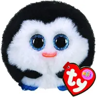 TY 42510 Figurine en peluche Beanie Balls - Pingouin Waddles Puffies