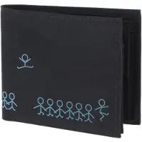 OXMOX Porte-monnaies 'New Cryptan' turquoise / noir