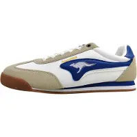 Kangaroos K-VRM Kansas, chaussures de sport à lacets, couleur blanche, style décontracté
