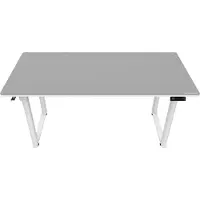 Cougar Bureau gaming E-Grav 160, blanc, droit, forme rectangulaire, fibre de carbone, gaming, blanc, 730 - 1180 mm