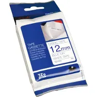 Brother TZe-FA3 - (12 mm) - Bleu sur blanc - Ruban