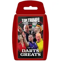 Winning Moves Jeu de cartes « Darts Greats » version Top Trumps, 2e édition, multicolore