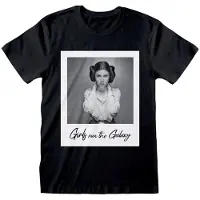 Star Wars T-Shirt Manches courtes Disney de - Princesse Leia - Girls run the galaxy - S - XXL - pour Homme - noir - Taille M