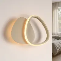 LumenXL Lampe murale design Melana avec LED intégrée - beige sable
