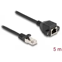 DeLOCK RJ50 câble d'extension Mâle/Femelle S/FTP 5 m noir - HQ produ