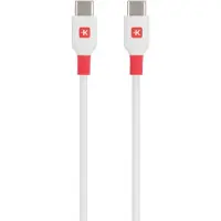 Skross Câble USB, blanc, USB-C / USB-C, 1,2 m, SKCA0008C-C120CN