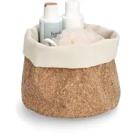 Zeller Panier de rangement, liège/coton (20 cm, 1x)