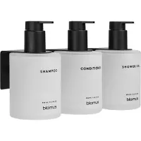 Blomus Set mit 3 KIREI-Spendern, weiss + Kleber