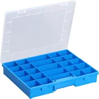 Allit 457250 boîte d'assortiment "EuroPlus Basic", taille : 37/25, bleu