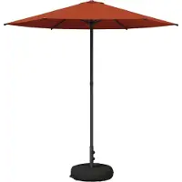 vidaXL Parasol de jardin avec pied, 230 x 230 cm, polyester, rectangulaire