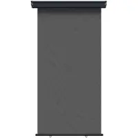 vidaXL Store latéral pour balcon, 117 x 250 cm, 100% polyester, fer et acier