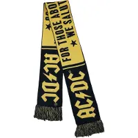 AC/DC Écharpe de - Soccer Scarf - pour Homme - noir/jaune - Taille Standard