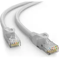 Goobay 95635 CAT 5e Câble patch, U/UTP, gris, 25 m - CCA mélange de cuivre
