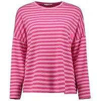 Hailys T-shirt manches longues de - LS V TP El44sa - XS - XXL - pour Femme - rose - Taille M