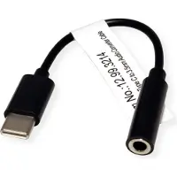 Value Adaptateur audio - connecteur USB-C mâle vers prise mini-jack 3,5 mm femelle