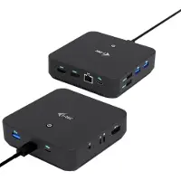 ITEC i-tec USB-C DP Dual HDMI Docking Station with Power Delivery 100 W Avec fil USB 3.2 Gen 2 (3.1 Gen 2) Type-C Noir