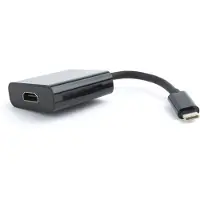 24hShop Gembird A-CM-HDMIF-01 GEMBIRD Adapter USB-C -> HDMI St/Bu 4K 30MHz schwarz