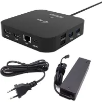 ITEC Usb-c Dual Hdmi Pd 100w & Universal Charger 100w Docking Station Argenté