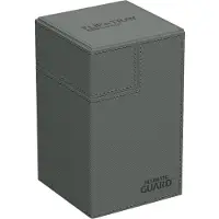 Ultimate Guard Boîte à cartes Flip'n'Tray XenoSkin Monocolor 100+ Gris