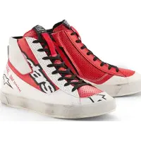 Alpinestars Stated Flair Baskets Blanc/Rouge néon 11 hommes