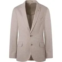 Hackett London pour homme. HM443079 Hbone Knit (46/32), Beige, Casuel, Fête, Coton, Classique
