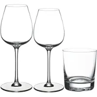 Villeroy & Boch Weingläser-Set Purismo Glas Set 0.21 l / 0.12 l / 0.21 l, Verres à vin, Transparent