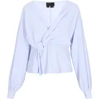 Dreimaster Klassik Chemisier bleu pastel
