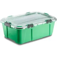 Alstora Coffre de rangement protecteur 46L - vert gazon