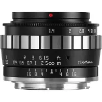TTArtisan Objectif à focale fixe grand angle TT Artisan APS-C 23 mm F1.4 SONY E NOIR+ ARGENT