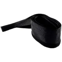 Helos Goulotte flexible avec fermeture velcro, 2 m, Ø 51 mm, noire, en vrac