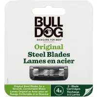 Bulldog SKINCARE Bambou Original - Lames de Rasoir Pour Homme - x 4