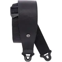 D'addario And Co Sangle en Cuir Confort Auto Lock Black