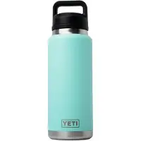 Yeti Rambler Bottle 36oz Chug Cap, Seafoam, bouteille thermos avec bouchon-goulot, 1L