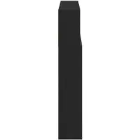 vidaXL , panneau de tête de meuble, noir, imitation chêne, matériau composite en bois