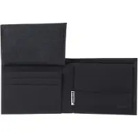 OXMOX porte-monnaie New Cryptan RFID Protect Querscheinbörse Freedom Fish Print Grey Black noir