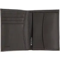 OXMOX Cuir porte-monnaie Leather RFID Protect Kombibörse Windrose 2.0 Embossed Brown marron foncé