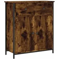 vidaXL Sideboard chêne fumé 70x30x80 cm bois composite